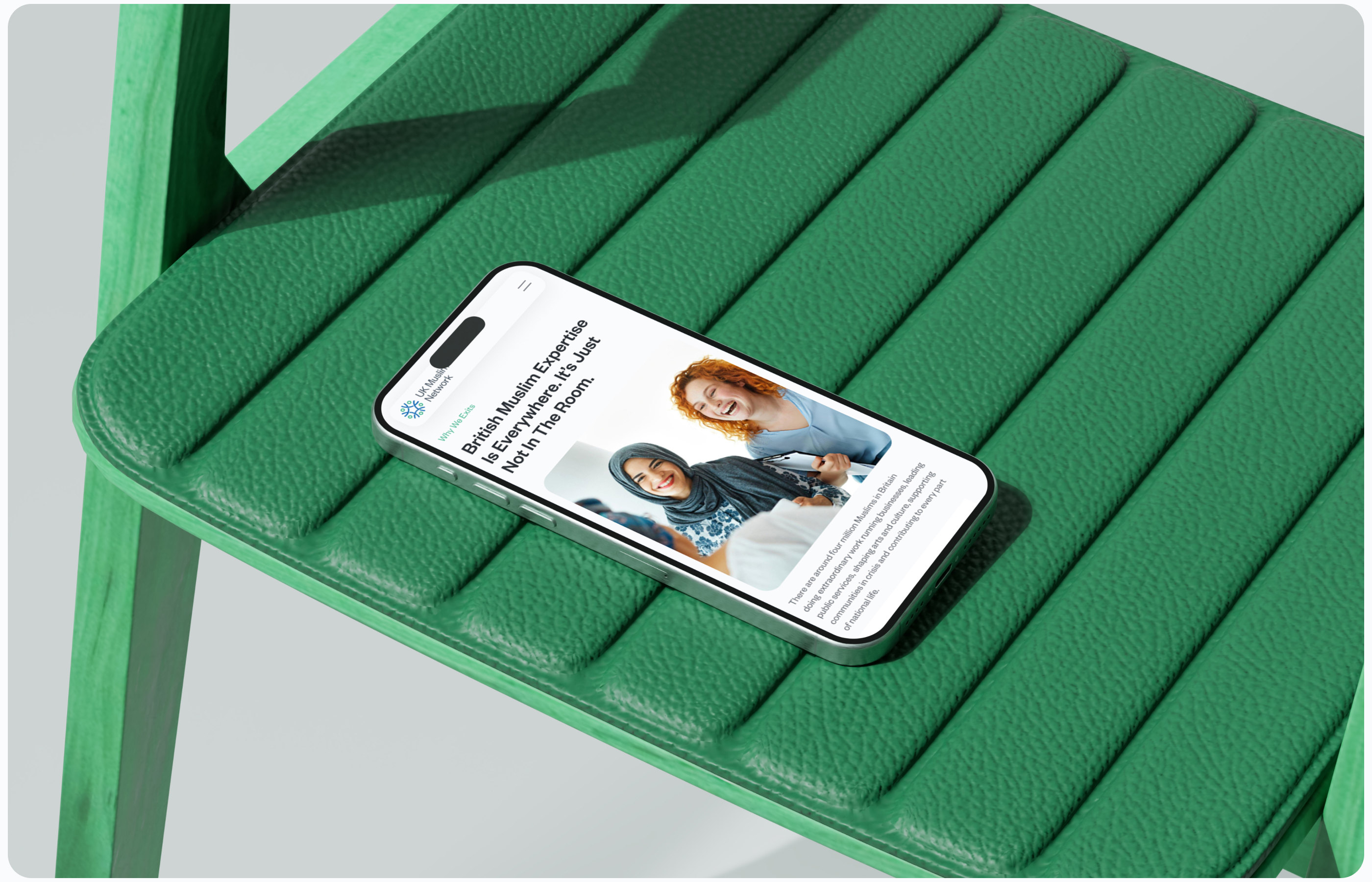 UK Muslim Network brand identity case study, screen 16