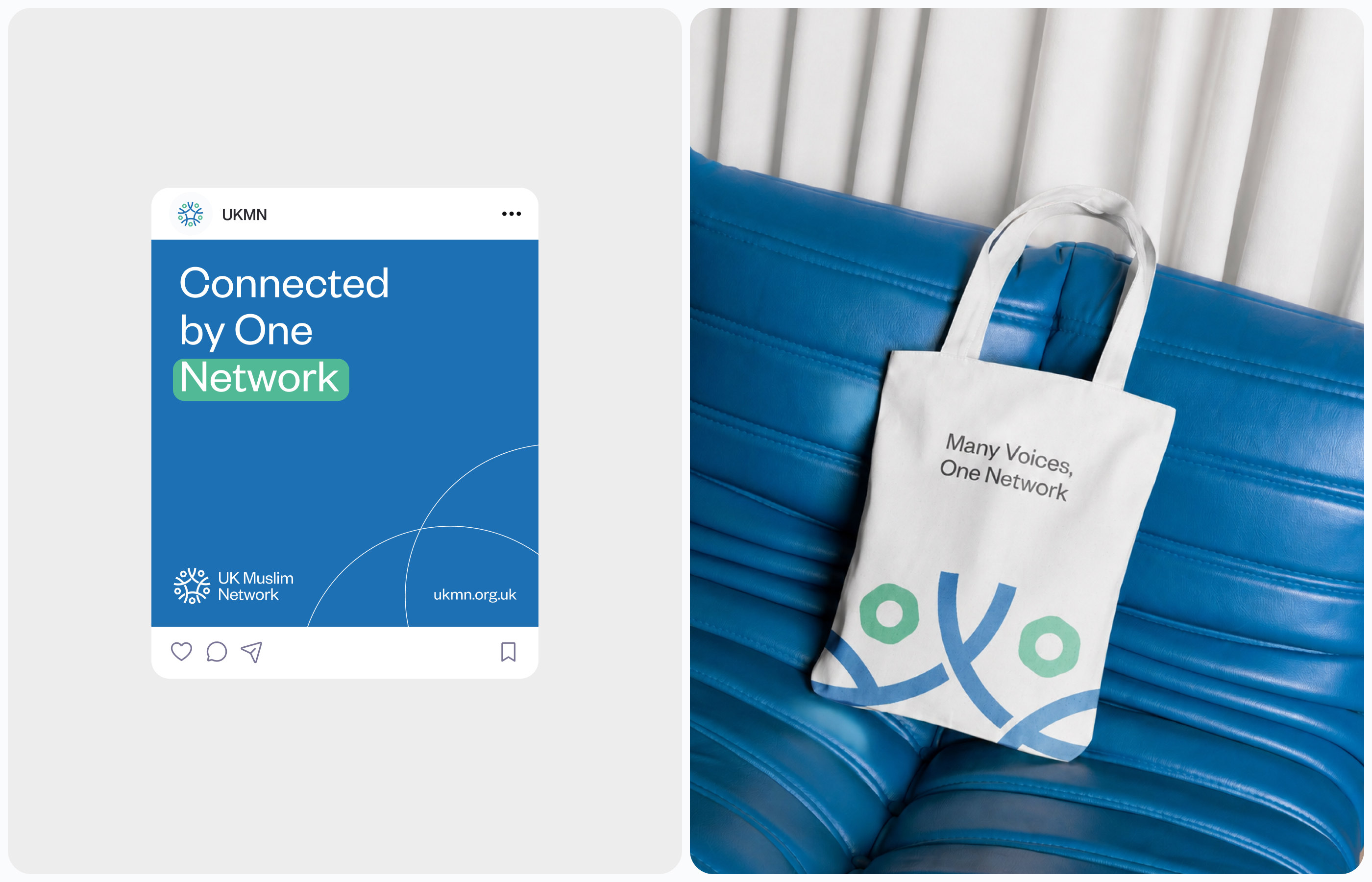 UK Muslim Network brand identity case study, screen 18